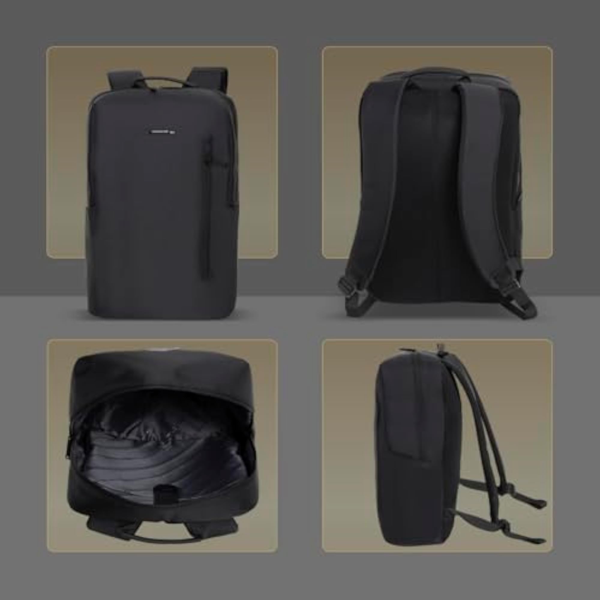 FLIP 19L 15.6" Laptop Backpack for Men & Women, 100% Polyester